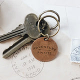 Adventure Awaits Keychain