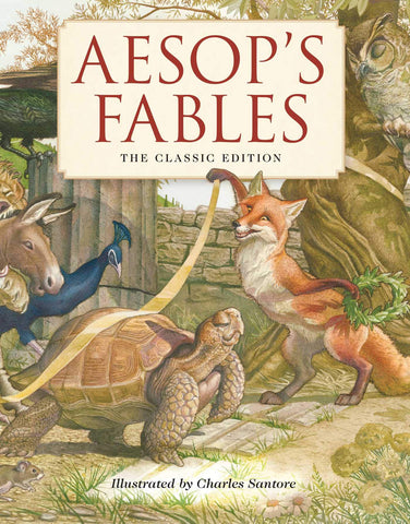 Aesop's Fables Hardcover (Charles Santore Children's Classics)