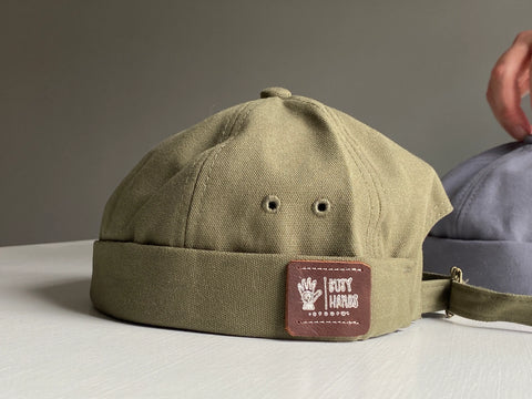 Artist Hat, Vintage Inspired Docker Cap, Brimless Hat – nature+nurture