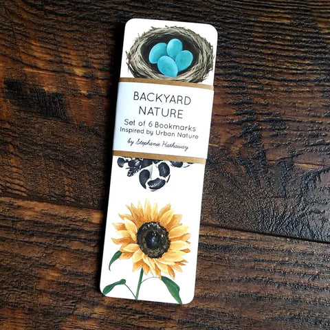 Backyard Nature Bookmarks, Set of 6