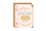 Best Mom Book Greeting Card
