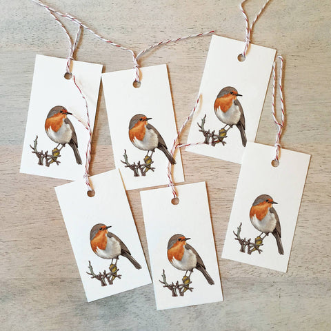 Birds: Robin Gift Tag