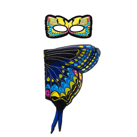 Black Swallowtail Butterfly Wings + Mask