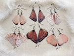 Blush Pink Butterfly Wings Earrings #1