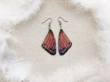 Blush Pink Butterfly Wings Earrings #2