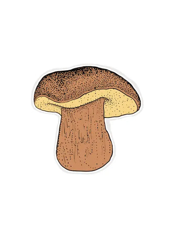 Bolete Mushroom Decal