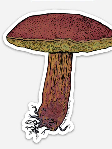 Bolete Mushroom Waterproof Decal Sticker