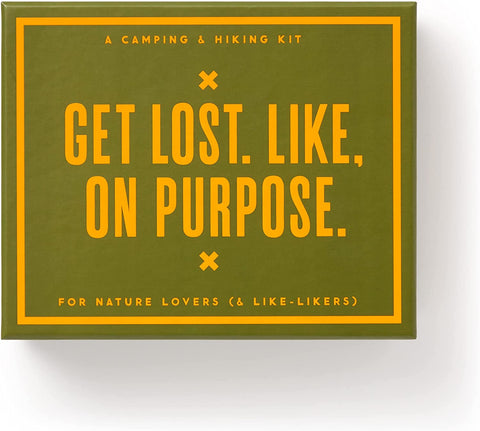 Get Lost Like On Purpose Camping Survival Kit for Nature Lovers