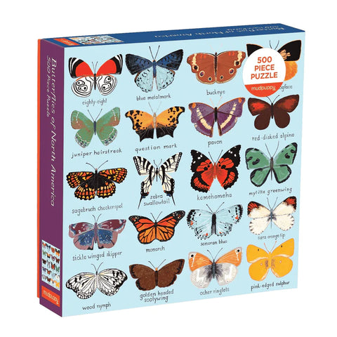 Butterflies of North America 500-Piece Family Puzzle
