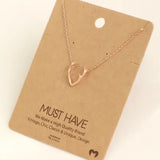 Classic Antler Pendant Necklace - Gold or Rosegold