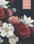 Cornell System Notes 110 Pages: Vintage Floral Notebook