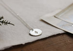 Dainty Stamped Tree Necklace