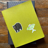 Luna Moth Eco-Sticker