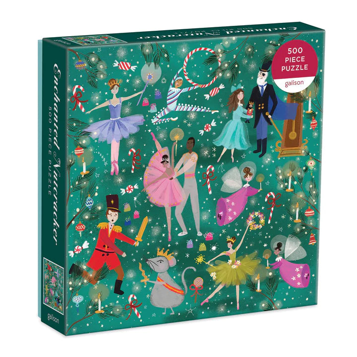 Mudpuppy Enchanted Nutcracker Magnetic Dress-up - Gioco Magnetico Per Bambini Con Personaggi E Costumi