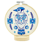 Folk Blue Jay Embroidery Kit