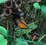 Frog with Wings Enamel Pin