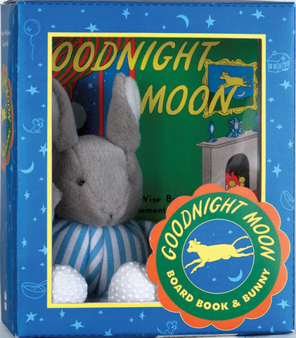 Goodnight Moon Board Book and Bunny Plush by Margaret Wise Brown, Clement Hurd