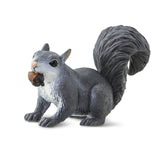 Gray Squirrel with Nut Figurine