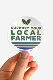 Support Your Local Farmer Sticker