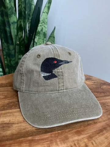 Loon Embroidered Baseball Hat