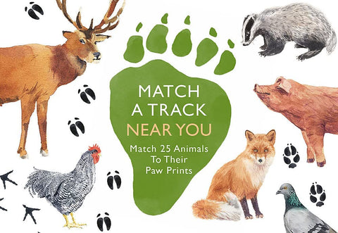 Match a Track Near You: Match 25 Animals to Their Paw Prints