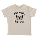 Monarchs Matter Organic Kids Shirt - Mustard