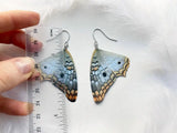 Peacock Butterfly Wings Earrings