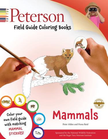 Peterson Field Guide Coloring Books: Mammals (with Stickers)