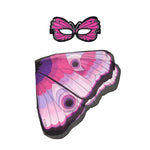 Pink Butterfly With Eyes Wings + Mask