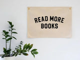 Read More Books Modern Canvas Banner • Reading Wall