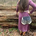 Satchel - Bowtie // Vegan Crossbody Bag - Orchid