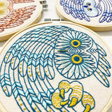 Saw Whet Owl Embroidery Kit