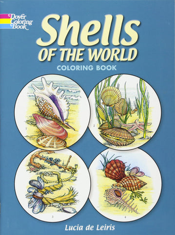 Shells of the World Dover Coloring Book