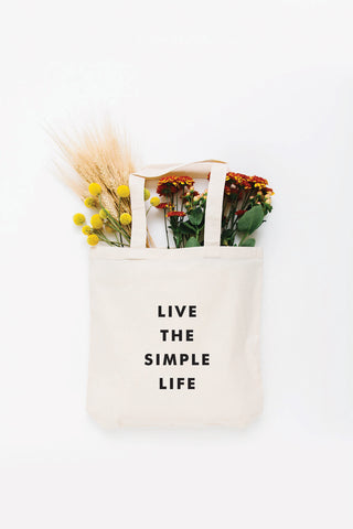 Simple Life Tote Bag - Small