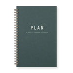 Simple Plan Undated Weekly Planner Journal - Green