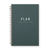 Simple Plan Undated Weekly Planner Journal - Green