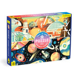 Space Mission 100 Piece Double-Sided Puzzle