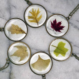 White Oak Leaf Necklace