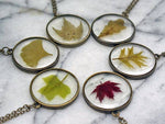 Red Maple Leaf Necklace