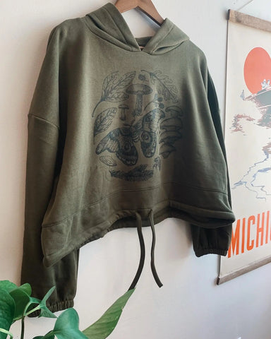 Summer Finds Cropped Hoodie w/ Drawcord
