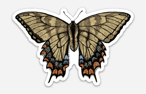 Swallowtail Butterfly Waterproof Decal