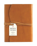 Tan Leather Roma Lussa Journal