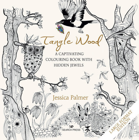 Tangle Wood - A Captivating Colouring Book with Hidden Jewels