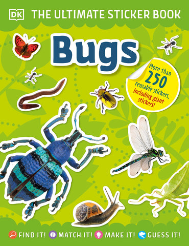 The Ultimate Sticker Book: Bugs