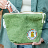 Topographic Canvas Pouch