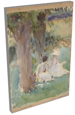 Under the Willows, 1888, John Singer Sargent Canvas Art Print