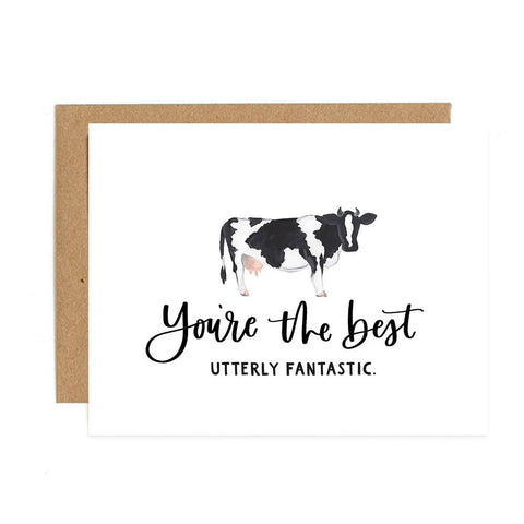 "You're The Best" Utterly Fantastic Greeting Card