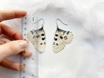Vanilla Butterfly Wings Earrings #1