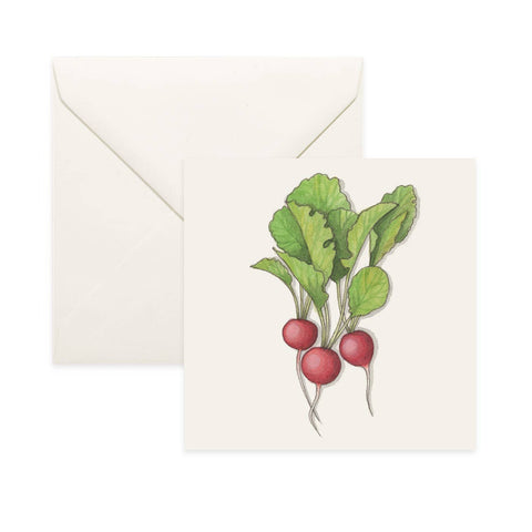 Vegetables: Radish Card