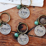 Vintage Wander Buffalo Nickel Keychain